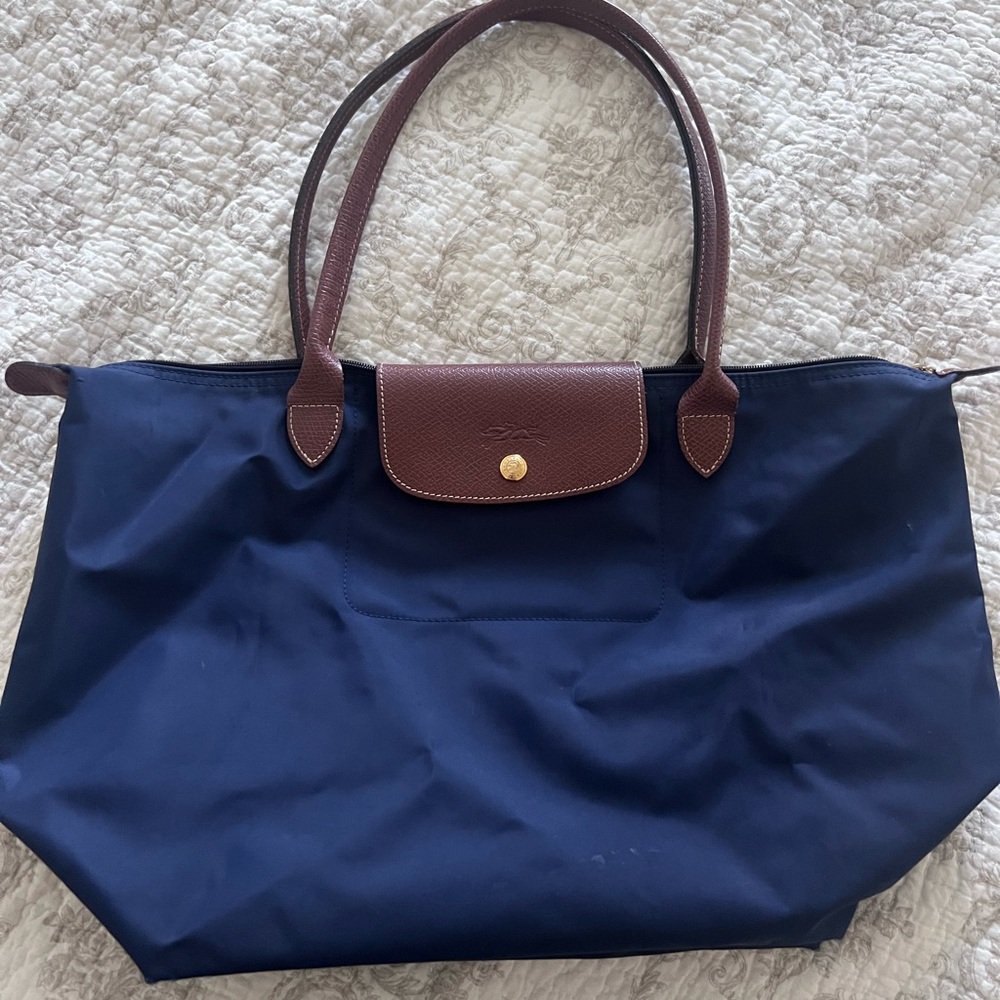Longchamp Le Pliage Large Tote – Navy